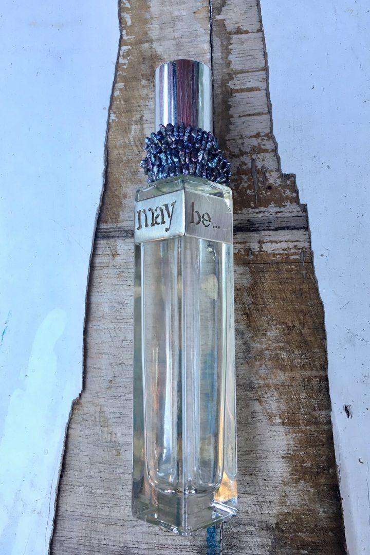 Flakon mit Silberstreifen